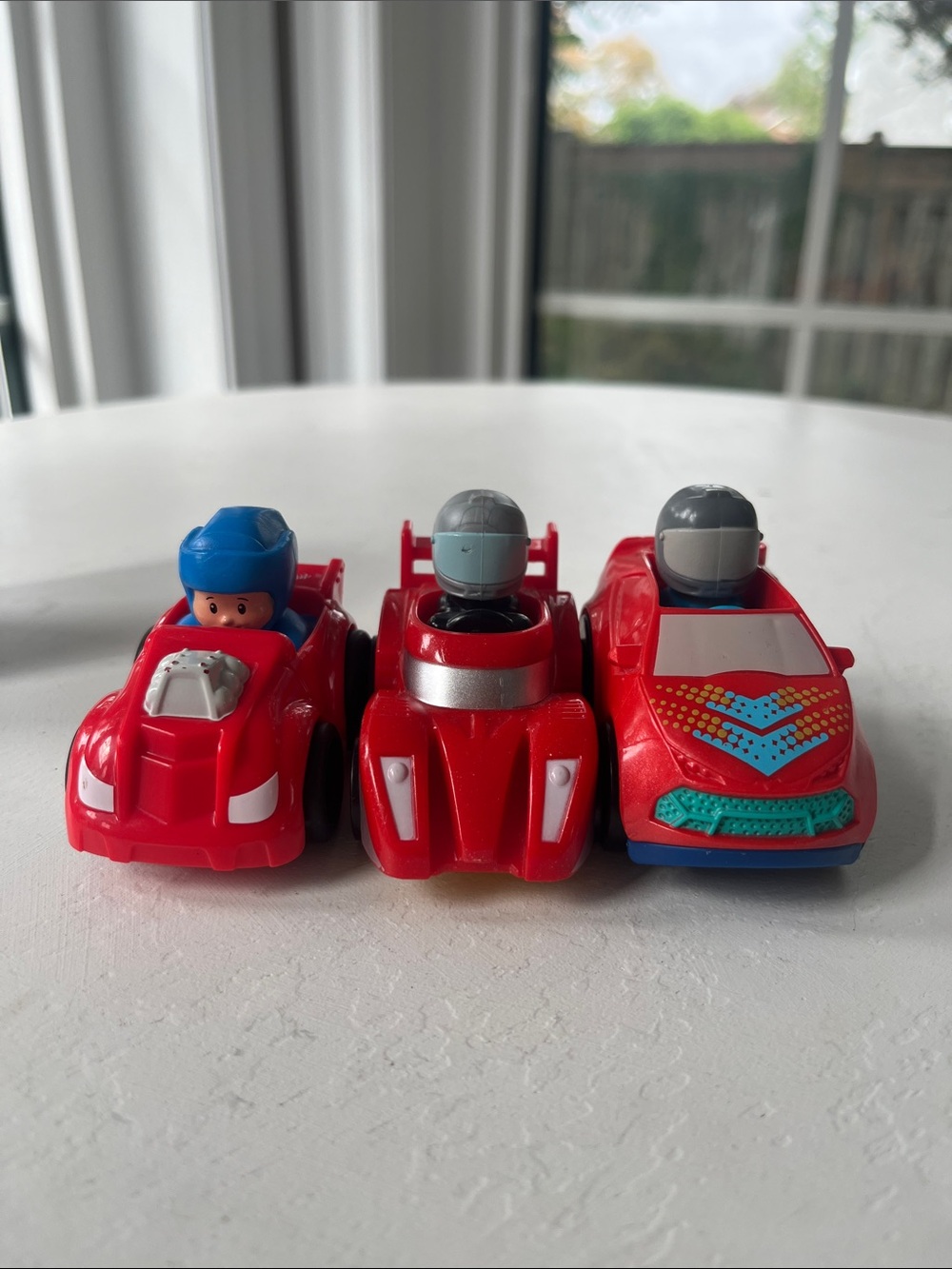Little People Wheelies Red Toy Race Cars